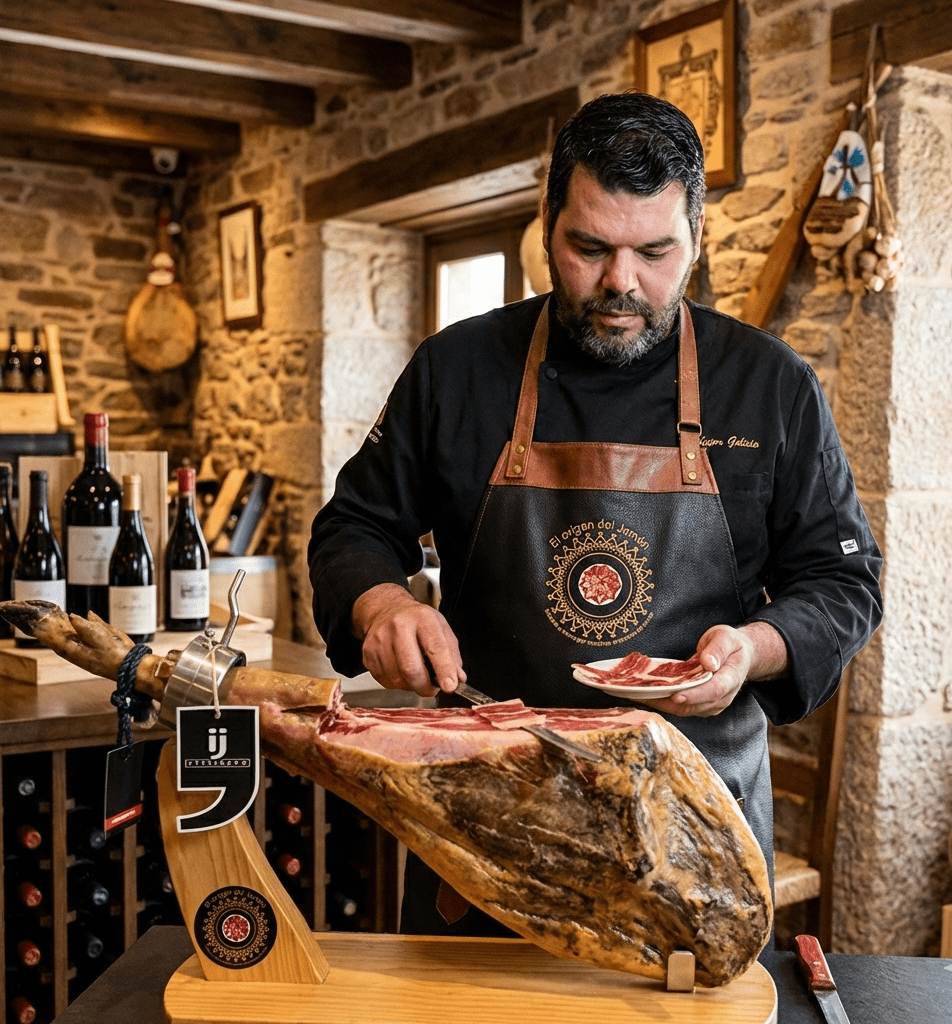 Loncheado profesional — proveedor jamón ibérico hostelería