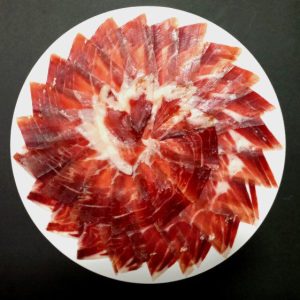 plato de paleta ibérica loncheada